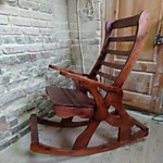 Кресло-качалка массив сосны